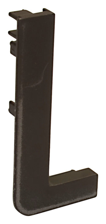 Häfele 126.63.016 L-Cap, Venice, Vertical, Plastic, Left, matte aluminum