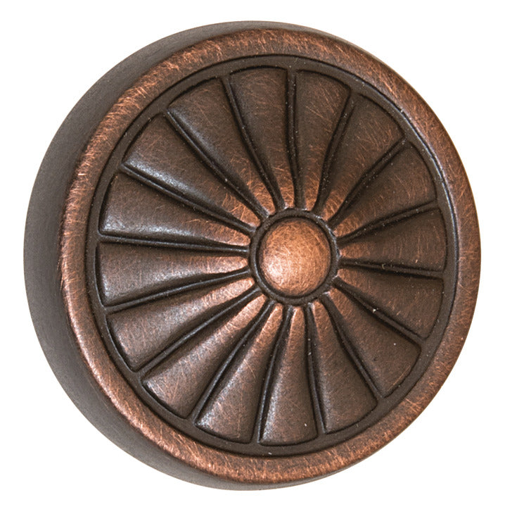 Häfele 110.93.982 Knob, Keystone, Zinc, satin pewter