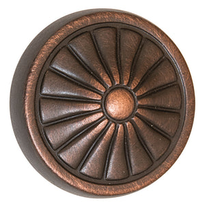Häfele 110.93.982 Knob, Keystone, Zinc, satin pewter