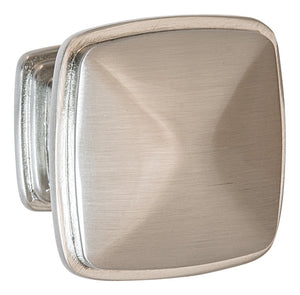 Häfele 110.93.962 Knob, Keystone, Zinc, satin pewter