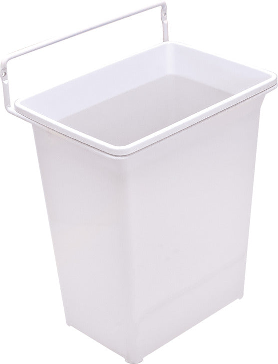 Häfele 503.14.760 KV - Door-Mounted Waste Bin, 9 Qt, White, KV# DWB975-W