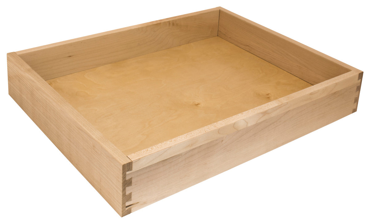 Häfele 557.59.112 Roll-out Tray, Maple, For 15" cabinet width; 3 1/2" tray height; Face Frame