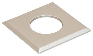 Häfele 833.72.145 Recess Mount Trim Ring, for Häfele Lighting LED 2040/3008, For drill hole Ø 35 mm, Silver colored