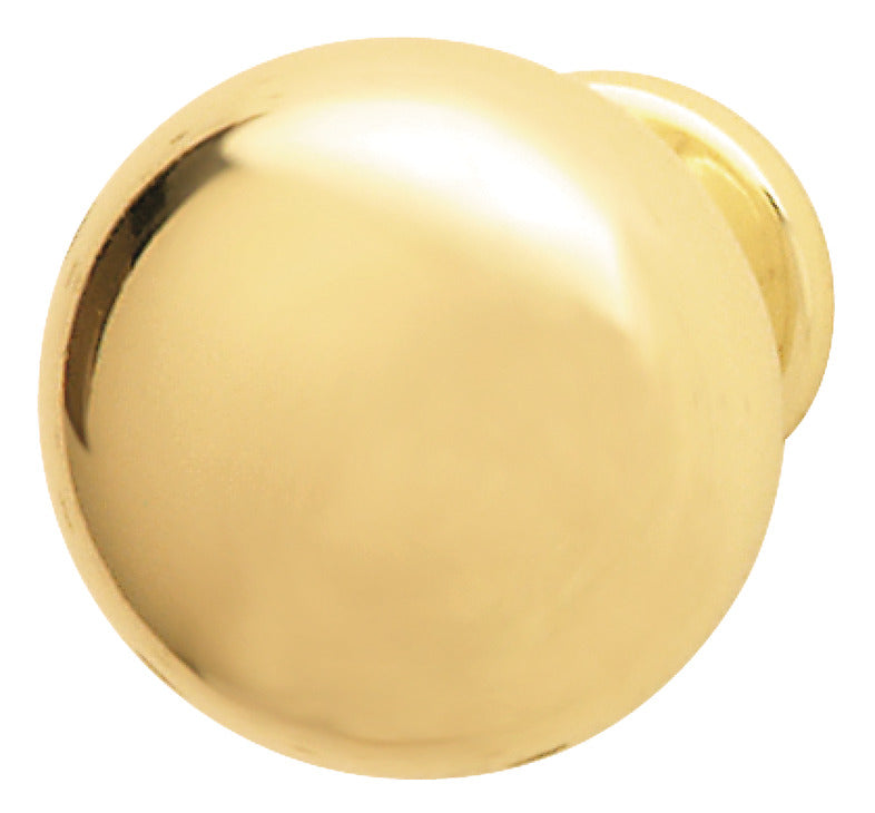 Häfele 134.43.801 Knob, Contemporary, Metal, Polished brass