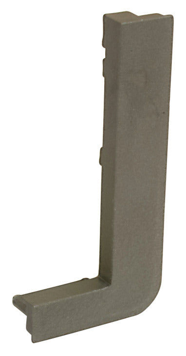 Häfele 126.63.016 L-Cap, Venice, Vertical, Plastic, Left, matte aluminum