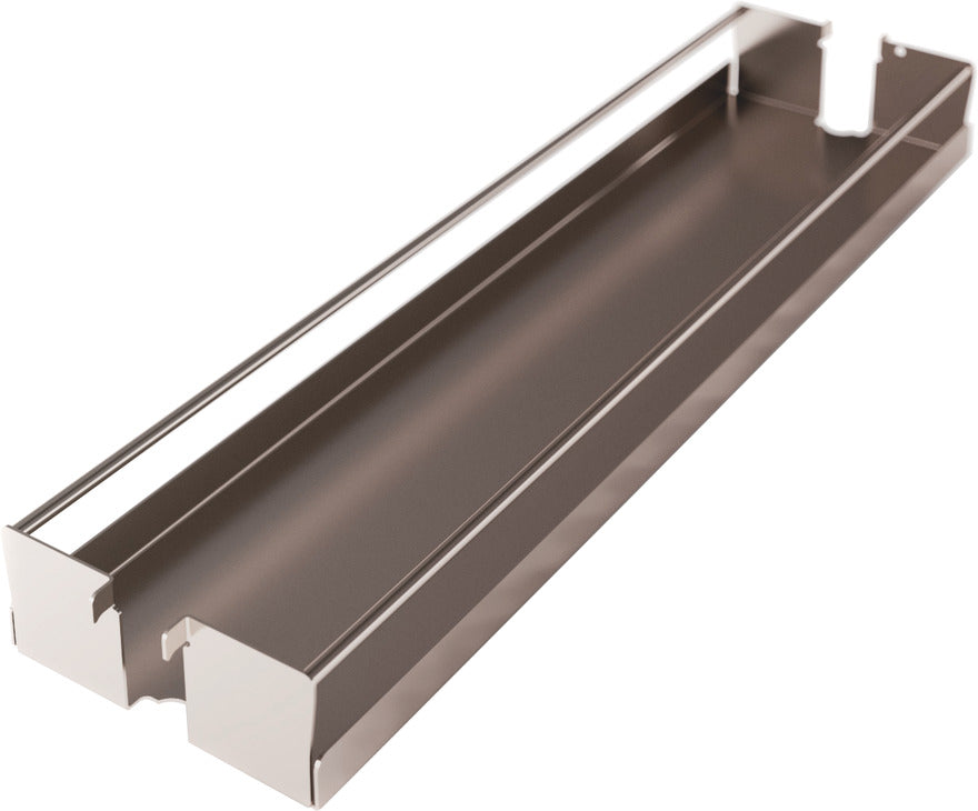 Häfele 545.08.903 Metal Tray Set, for Dispensa Base Pull-Out II, 10" wide, silver