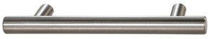 Häfele 155.02.421 Bar Pull, Cosmopolitan, Steel, Polished chrome, 101 mm (4") CTC, M4 thread