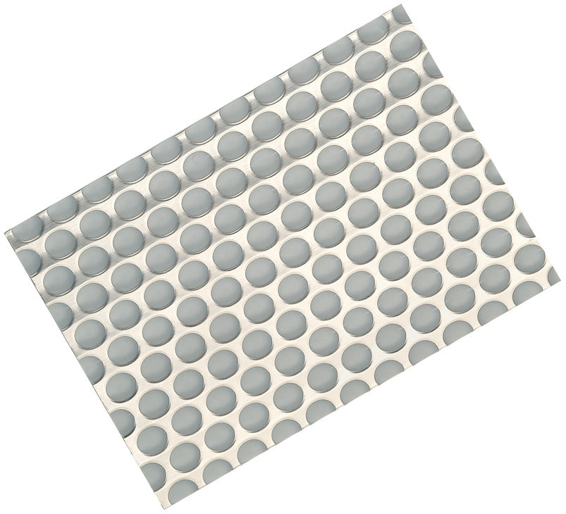 Häfele 547.91.350 Under Sink Mat, Polystyrene, W x D: 45 1/4" x 24 5/8", Black/Stainless