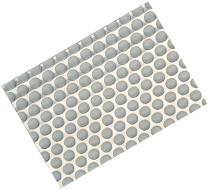 Häfele 547.91.350 Under Sink Mat, Polystyrene, W x D: 45 1/4" x 24 5/8", Black/Stainless