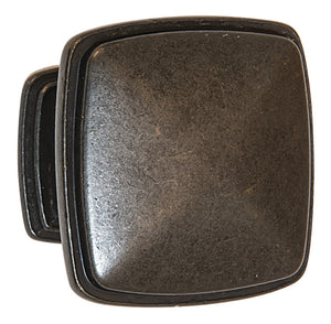 Häfele 110.93.962 Knob, Keystone, Zinc, satin pewter
