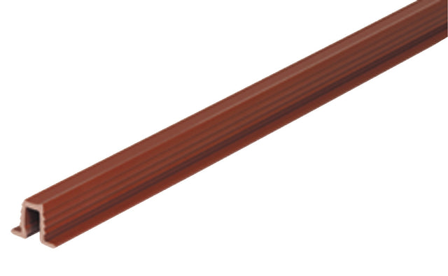 Häfele 404.14.111 Single Guide Track, Slido F-Line12, for Top and Bottom of Cabinet, Length: 2,500 mm (98 7/16"), brown