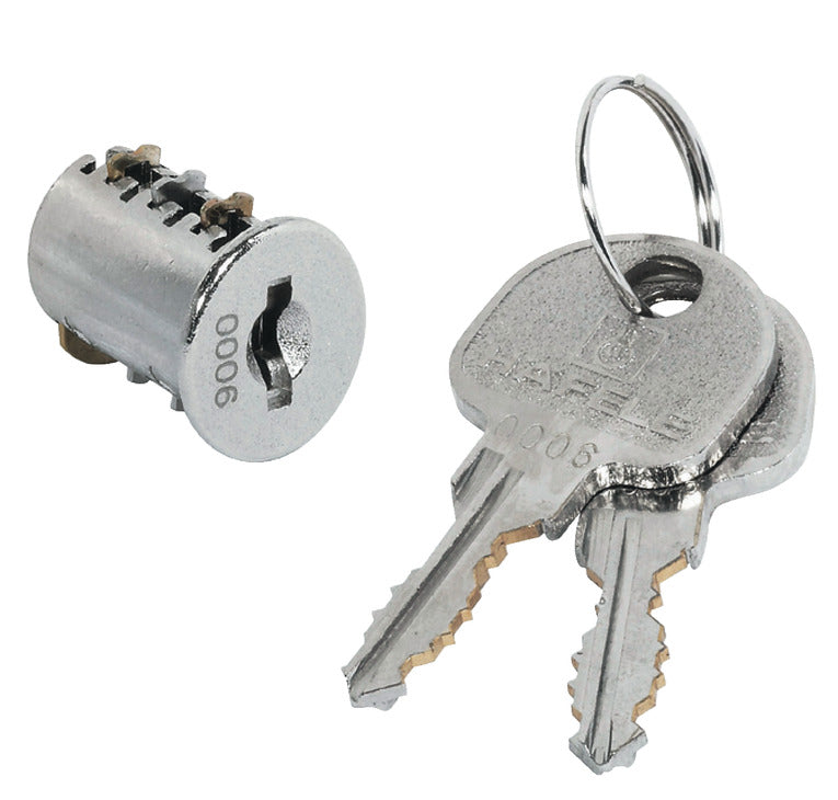 Häfele 210.40.697 Plate-Cylinder Removable Core, Keyed Alike, Symo 3000, Plate cylinder with key, SH97
