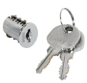 Häfele 210.40.697 Plate-Cylinder Removable Core, Keyed Alike, Symo 3000, Plate cylinder with key, SH97