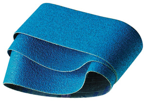 Häfele 005.32.009 Portable Sanding Belt, Premier Red, Zirconia Alumina, Open coat, resin cloth, Y weight, 4" x 24", 80 grit