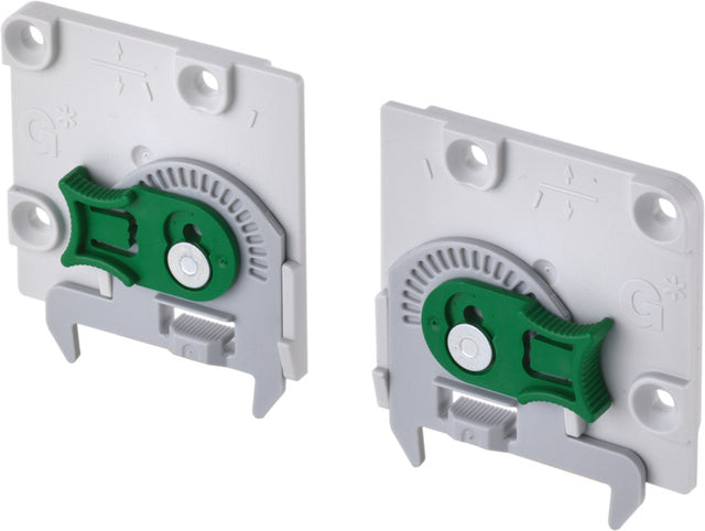 Häfele 433.19.029 Grass - Adjustment Adapter, For Dynapro 3D Slides, Pair (Left/Right)