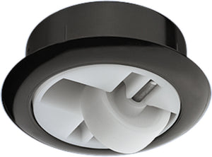 Häfele 661.04.309 Roller-Mini Swivel Caster, Load-Bearing Capacity 110 lbs., without Brake, For press fitting In Ø40 mm hole, Ø 54 mm, drilling dimension B: 40 mm, installation height H: 8 mm, wheel Ø: 15 mm