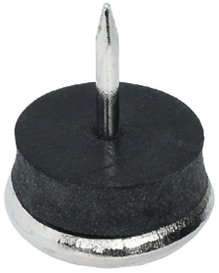 Häfele 650.11.305 Furniture Glide, with Intermediate Rubber Layer, Knock-in, Ø 30 mm (1 3/16")