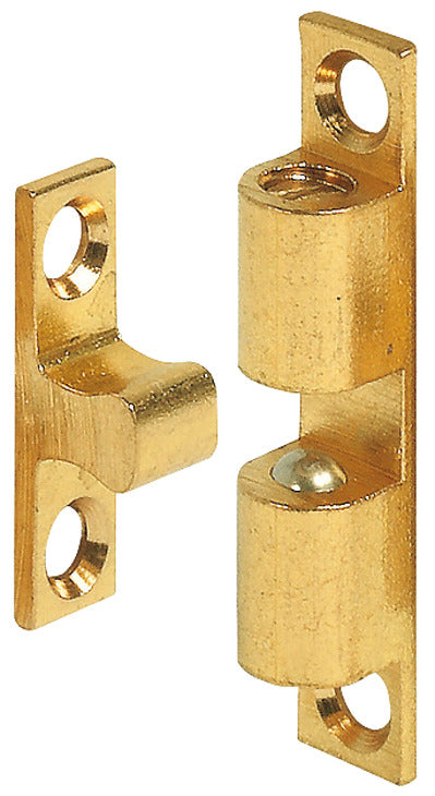 Häfele 244.20.120 Twin Ball Catch, Brass, Catch height: 60 mm, polished brass
