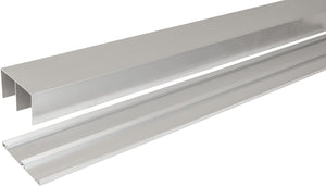 Häfele 793.00.311 Track Set, for S 80 Sliding Door, Length: 3 m (9' 10 1/8"), matte anodized aluminum