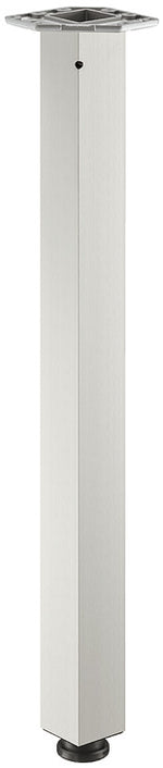 Häfele 635.59.607 Table Leg, Square, Ø60 mm, Matte nickel aluminum