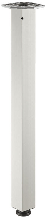 Häfele 635.59.607 Table Leg, Square, Ø60 mm, Matte nickel aluminum