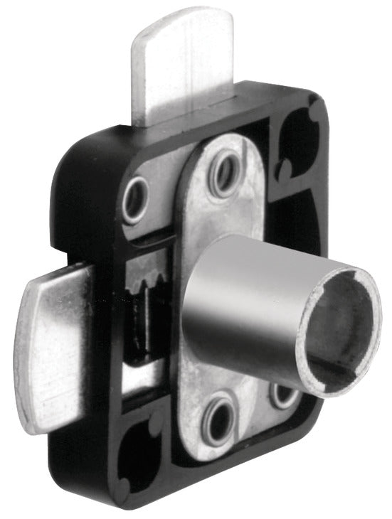Häfele 232.35.300 Timberline - Deadbolt Lock, for Double Doors, with Straight Bolts, modular removable core locking system, Mounting lower left hand or upper right hand