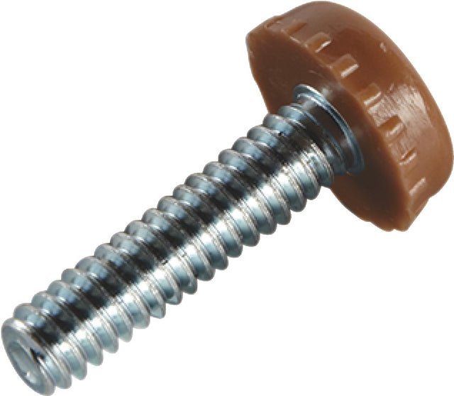 Häfele 637.05.108 Base Leveler, 1/4" - 20 mm x 1", Brown
