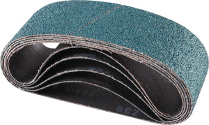 Häfele 005.32.531 Portable Belt, Resin Cloth Open, Zirconia Alumina, 4" x 24", 50 grit