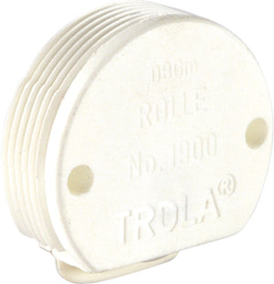 Häfele 404.20.120 Lower Roller, With Steel Spindle and Nylon Roller, for use with flush mount track, Brown