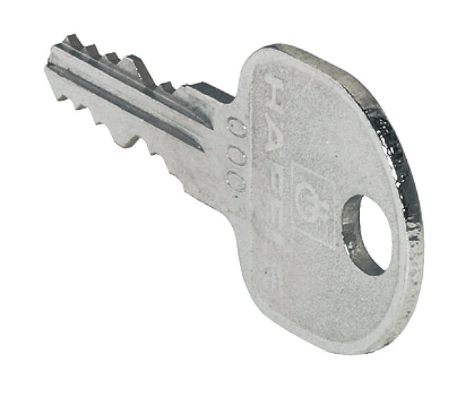 Häfele 210.11.001 Master Key, Symo 3000, for Plate-Cylinders/Cut Key, for warehouse locking system, Nickel-plated
