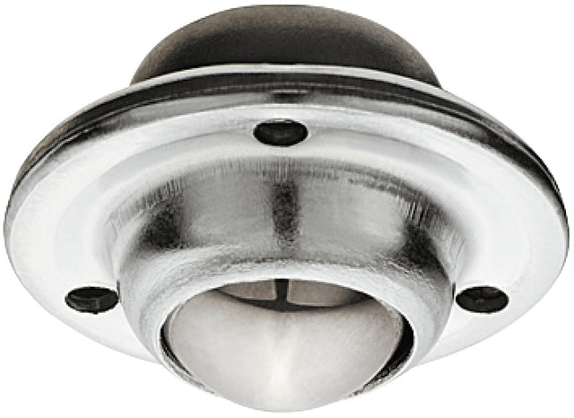 Häfele 661.02.210 Ball Caster, Free-Running, Steel, For screw fixing, Installation height: 10 mm, ball Ø: 13 mm