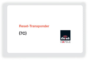 Häfele 917.42.027 Reset Key Card, (7C), Dialock, Technology: Tag-it™ ISO