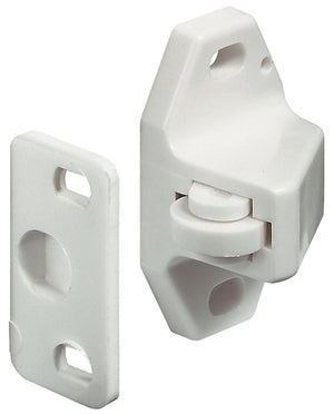 Häfele 243.15.700 Roller Catch, Screw-Mounted, White