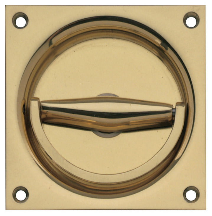 Häfele 910.60.108 Profile Handle, for Sliding Door, Brass, Polished Finish