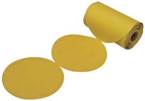 Häfele 005.32.098 Abrasive Disc, 6" Aluminum Oxide, PSA, Roll, no Holes, 320 grit