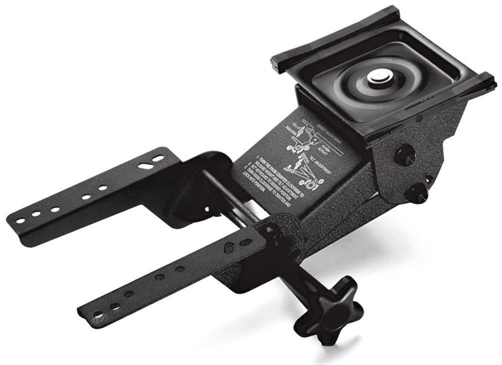 Häfele 632.68.380 Keyboard Arm, Encore, with 17" Track, black steel