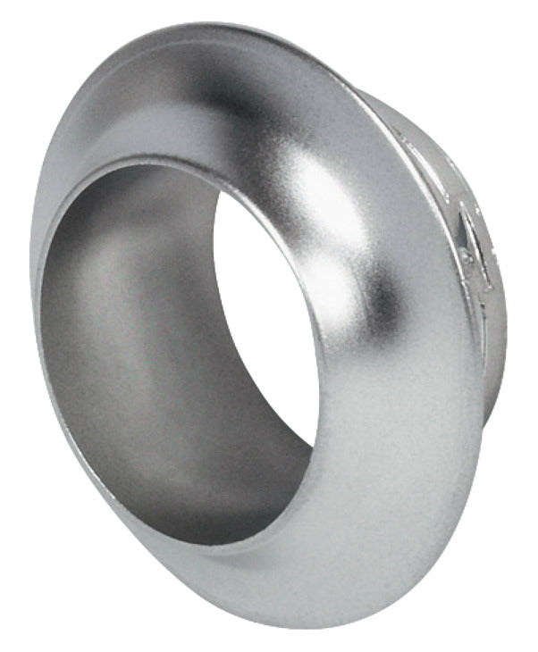 Häfele 229.11.220 Round Rosette, for Push Button Knob, Brass, Polished chrome