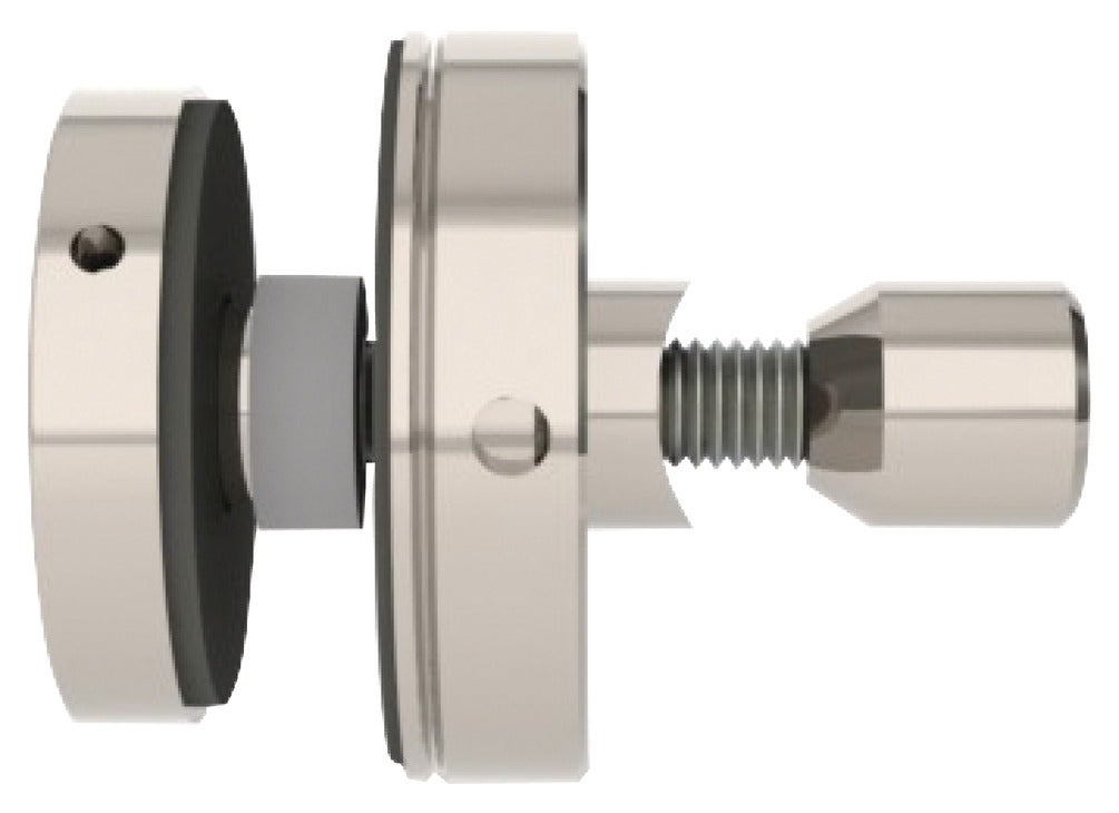 Häfele 941.07.443 Glass Mount, Adjustable, Stainless Steel