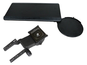 Häfele 632.68.317 Keyboard Arm and Tray Combo Pack, with Lift-N-Lock™ Adjustment, 360º swivel