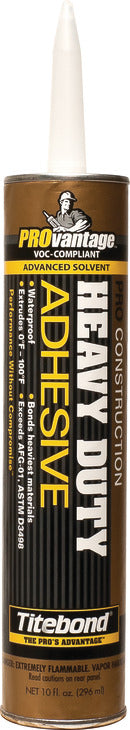 Häfele 003.50.192 Titebond®, Pro Heavy Duty Construction Adhesive, 10 oz
