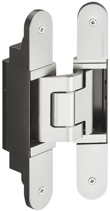Häfele 924.19.371 TECTUS - Concealed Hinge, TE 540 3D A8, 3D adjustable, size 200 mm, Satin nickel-plated