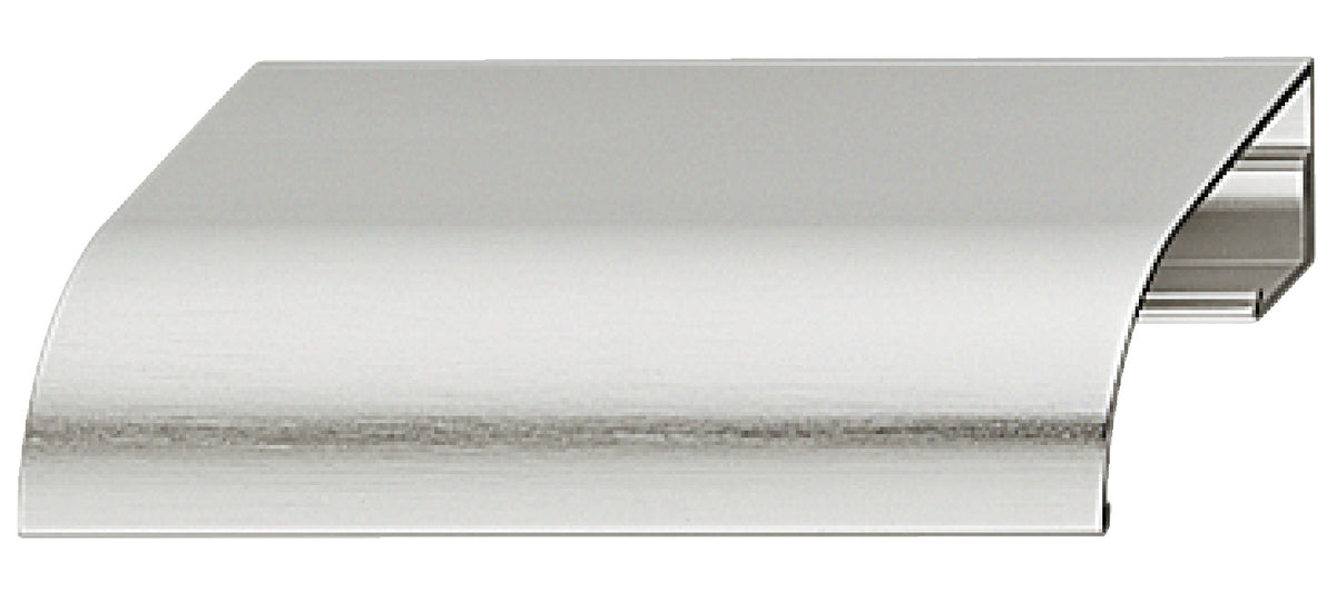 Häfele 563.25.095 Pull, Aluminum, for Aluminum Glass Frame Profile, Stainless steel look