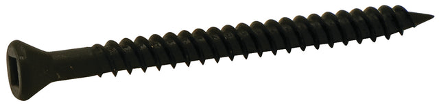 Häfele 015.16.349 Trim Head Screw, with #1 Square Drive Recess, Black Oxide, Length #6 x 1 5/8"