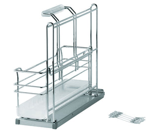 Häfele 545.48.260 Kesseböhmer - Under Sink Storage Unit Pull-Out, Portero, 1 removable basket; chrome