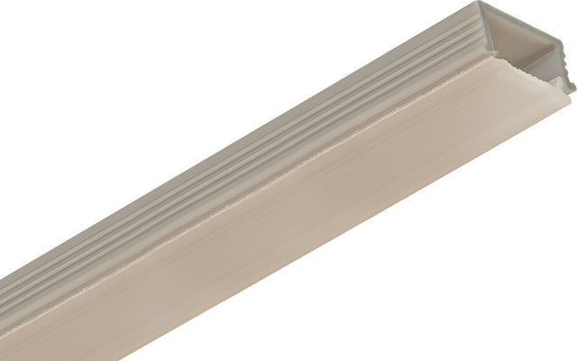 Häfele 833.00.710 Polypropylene Profile, Co-Extruded, Recess Mounted Profile 3108, L x W x H: 2.5 m x 19 mm x 10 mm (98 7/16" x 3/4" x 3/8")