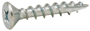 Häfele 010.71.046 Zip-R Screw, Flat Countersunk Head, #2 Phillips Drive, Type 17, #6 x 1", Full, Black Oxide