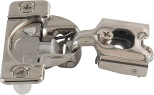 Häfele 348.90.014 Grass - Concealed Face Frame Hinge, TEC Wrap Around, 108° Opening Angle, Soft-Close, 1" Overlay, Screw-on; Model 04441A-15