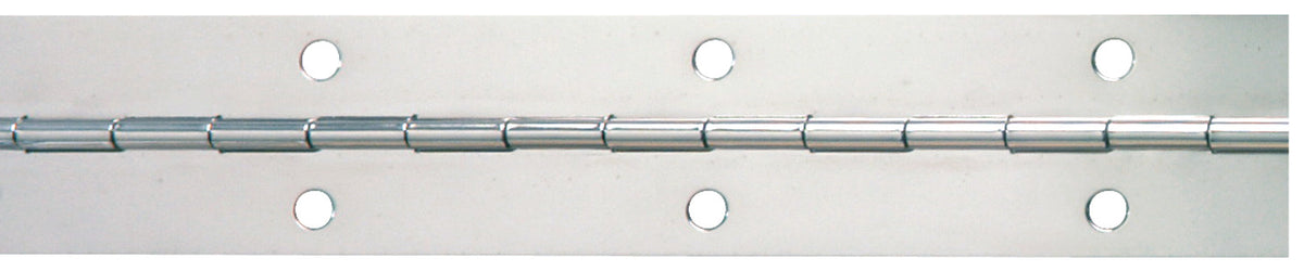 Häfele 351.09.533 Piano Hinge, 72", For furniture and cabinetry, width: 1 1/2", polished brass