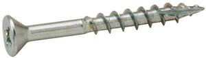 Häfele 010.23.170 Zip-R Screw, Flat Countersunk Head, #2 Phillips Drive, Type 17, #8 x 1 1/4", Partial, Black Oxide; alternative for 010.21.068