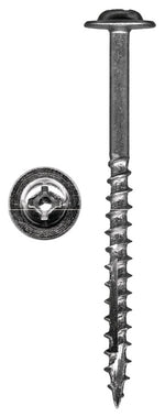 Häfele 010.89.903 Cabinet Installation Screw, Round Washer Head, #2 Square Drive; Length #10 x 3 1/2"